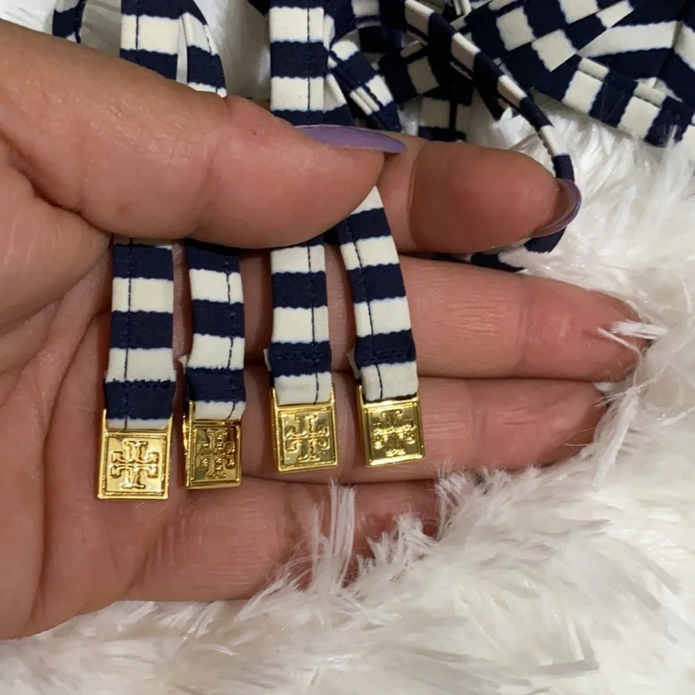 Tory Burch Clemente Top, Stripped Bikini Top